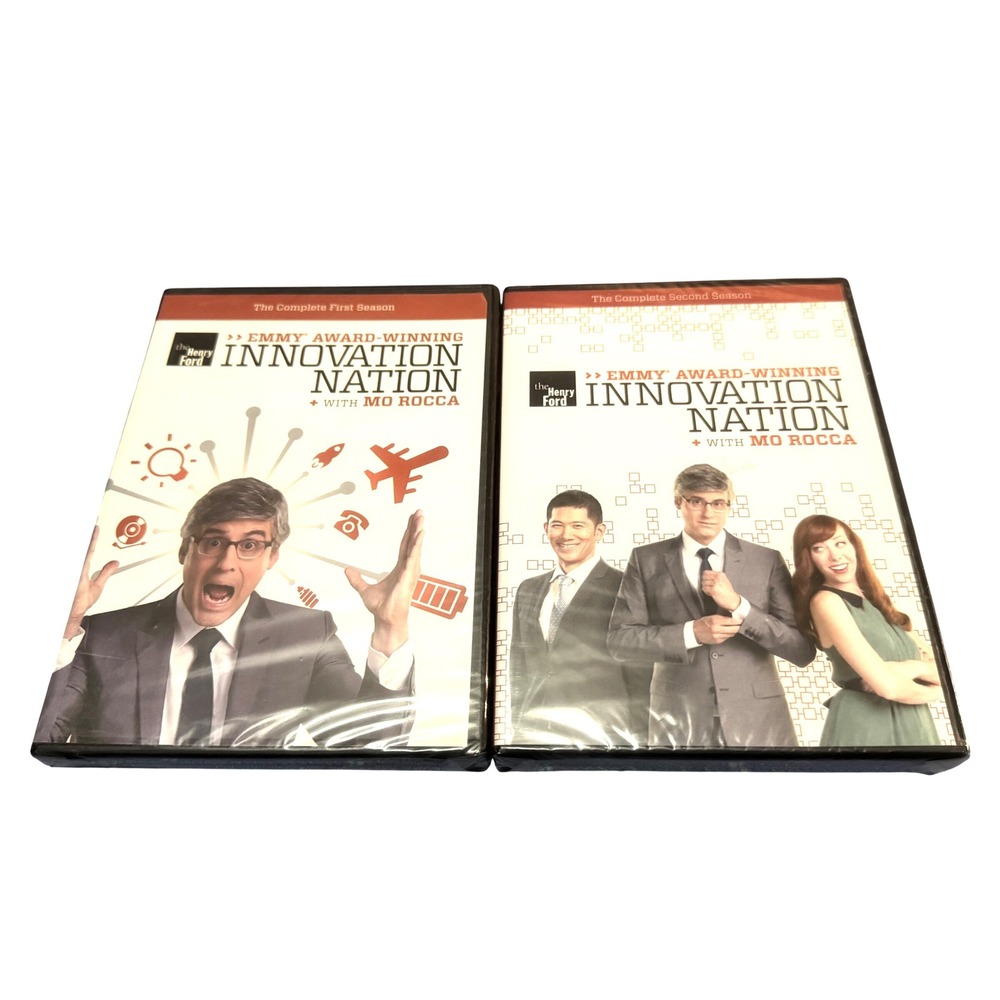 Henry Ford Innovation Nation Mo Rocca Season 1 & 2 DVD Set SEALED